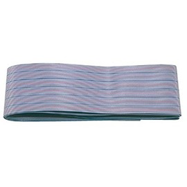 Jameco Valuepro 171-50-100 Multicolor Flat Ribbon Cable, 50 Conductor, 28 AWG, 100' Length, Gray