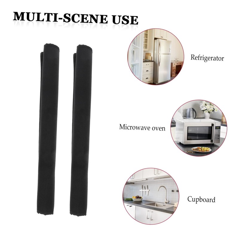 Mobestech 4pcs Appliance Handle Cover Stylish Fridge Door Handle for