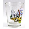 Wyoming Equality State Elements Shot Glass