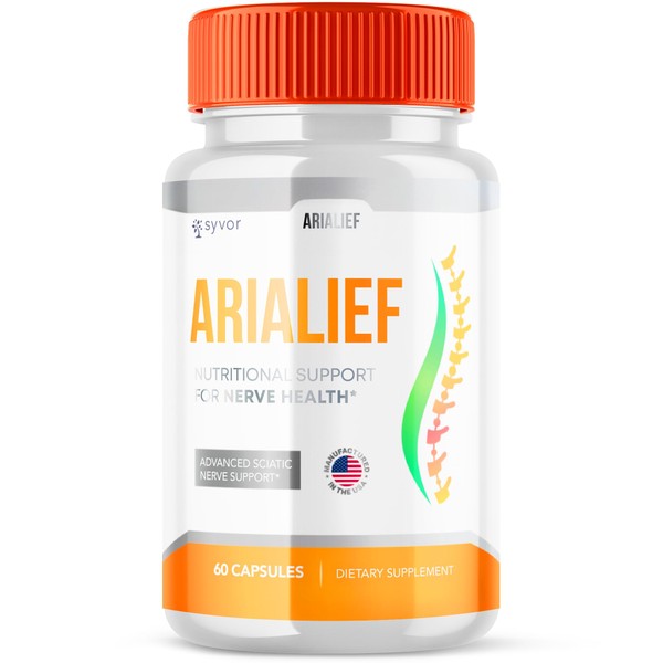 Arialief Capsules, Arialeaf Sciatiaca Support Supplement Pills, Aria LIEF Nutritional