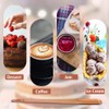 12 Pieces Stainless Steel Dessert Spoons, 12cm Short Cocktail Stirrer,