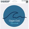 Squiddy Cape Cod Massachusetts Wave - Vinyl Sticker Decal for