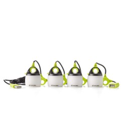 Goal Zero Light-a-Life Mini Camping Lights with Color Shades, USB-Powered Lights, Pack of 4