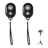 2 Pack Bluetooth Camera Remote Shutter, Selfie Stick Shutter Release