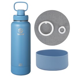 Takeya Active Line II Parts Set, Blue Stone, 0.7 L (700 ml), Cold Insulated, Water Bottle, Stainless Steel Bottle, Direct Drinking