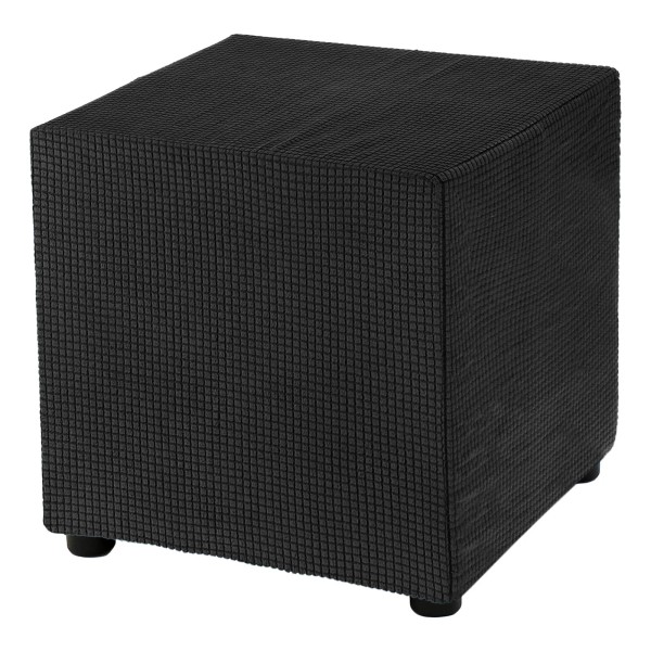 Zaplyte Square Cover 18 Inch Polyester Slipcovers Black