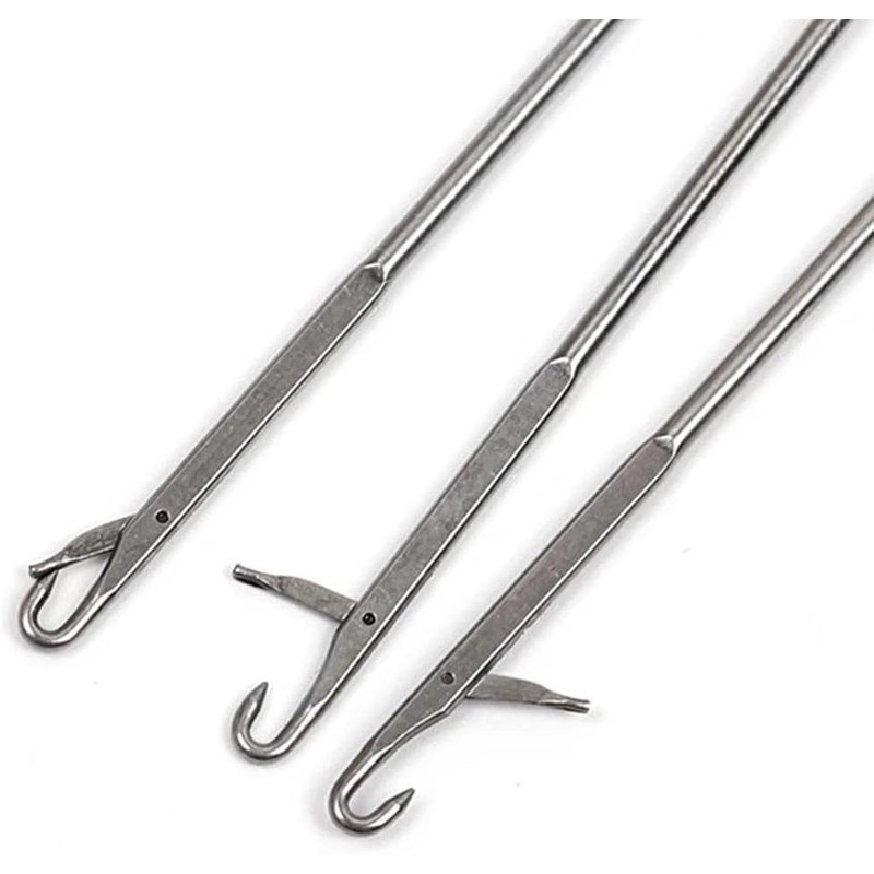 1Pc Silver Loop Turner Sewing Tool,Sewing Loop Turner Hook,Needle Hook,Crochet