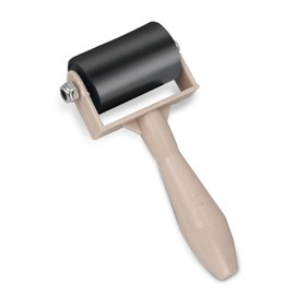 Rubber Brayer Roller,Paint Brush Glue Roller Soft Ink Applicator Paint and Ink Roller Tool for Screen Print Making,1.4inch Paint Brush Ink Applicator Paint and Ink Roller for Scrapbook