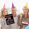 BGTCARDS 50th Birthday Card, 50th Birthday Gifts for Women, 50th