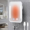 Gospire Heated Fogless Shower Mirror with Light Razor Holder 5000mAh