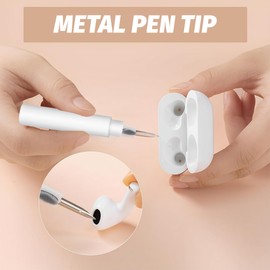 GGUFAY USB Handy Reinigungsset, Telefon Port Reinigungsbürsten Set, Multifunktions-Reinigungsstift, Metall Anti-Staub Stecker, Telefon Lautsprecher Reinigungsbürsten, Telefonhörer Reinigungsbürste