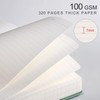 EMSHOI A5 Notebook Lined Journal - 320 Numbered Pages, 100gsm