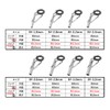 Top Guide, Rod Guide, Stainless Steel, Fishing Rod Tip, 16