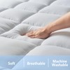 bedsmile Mattress Pad Queen Size Topper, Breathable Pillow Top with