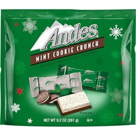Andes Mint Cookie Crunch Candy Pieces Christmas Stocking Stuffer Bag, 9.2 Ounce