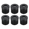 Sourcing Map 6Pcs Inserts for Round Tubes With M8 Thread,