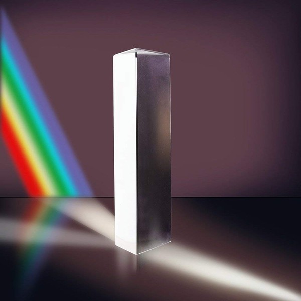 Adwikoso Crystal Optical Glass Triangular Photography Prism Teaching Prism Rainbow
