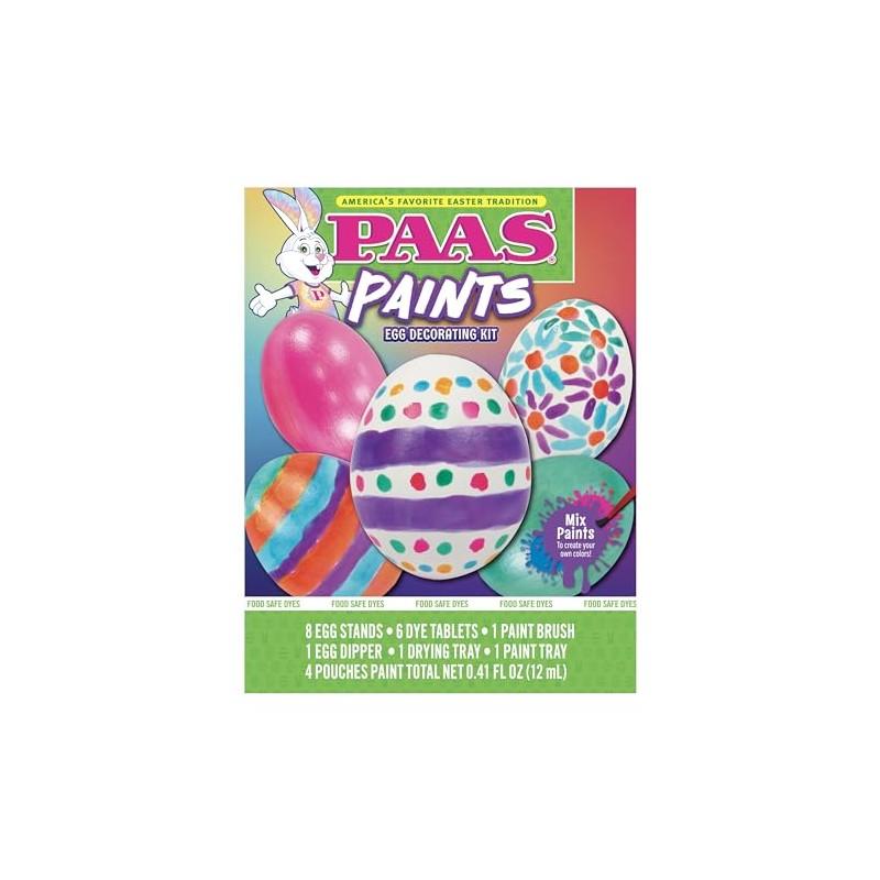 PAAS Paints Egg Decorating Kit: Mix Paints to Make Your