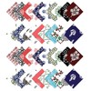 Soimoi 40Pcs Block Print Cotton Precut Fabrics for Quilting Craft