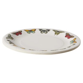 C.R. Gibson TW12-25236 Portmeirion Botanical Garden Disposable Paper Dinner Plate Set for Parties, 10.5" Diameter, Multicolor, 8pcs