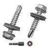 SKIR'CO Pack of 150 Galvanised Roofing Screws 4.8 x 25