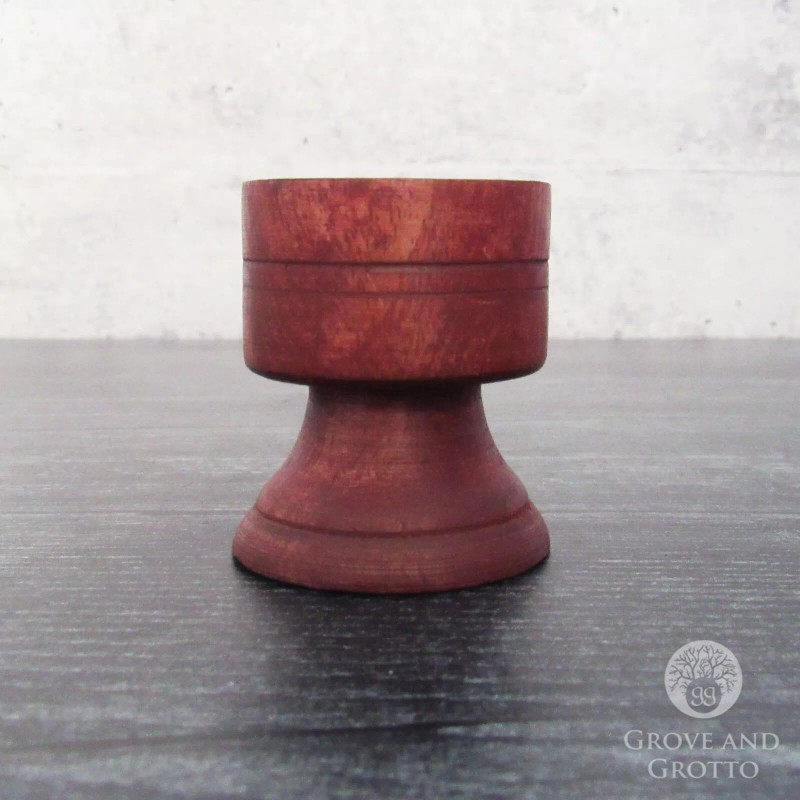 NEW Round Wood Crystal Ball Stand 2" Display for Spheres