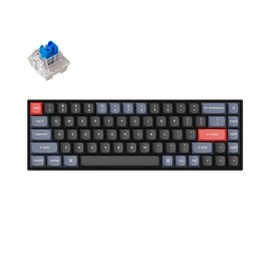 Keychron K6 Pro Wireless Custom Mechanical Keyboard, QMK/Launcher Programmable Macro, Hot-Swappable, 65% Layout White Backlit Office Keyboard for Mac Windows Linux