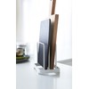 Yamazaki Industries 2496 Cutting Board Stand, Plate, White