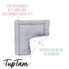 TupTam Baby Changing Mat with Cotton Cover Patterned Grey Quilted