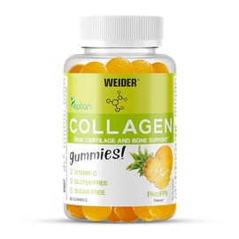 Weider Collagen Gummies (50 Gummies) Pineapple Flavour, Sugar-Free