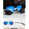 LUENX Aviator Sunglasses for Men Women Polarized - UV400 Protection,