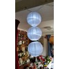 LIHAO Paper Lanterns, White Paper Lanterns, Paper Lanterns, 10 Pieces,