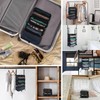 Surblue Travel Hanging Luggage Organizer Portable Suitcase Closet Organizer Multiple
