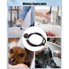 2 Pack Shampoo Bowl Sprayer Head with Black Rubber Hose