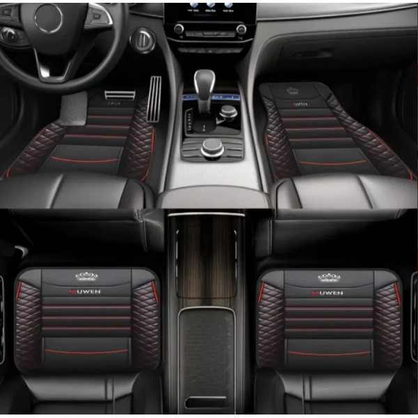 Unbranded Floor Mats, 4-Piece All-Weather Car Mat with Universal Fit