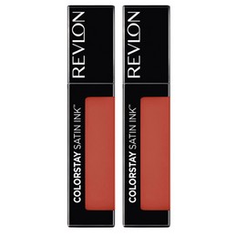 Revlon ColorStay Satin Ink Liquid Lipstick, 038-Citrine Queen 0.17 oz -Pack of 2