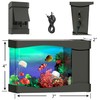 Playlearn Mini Jellyfish Aquarium Artificial Fish Tank with Moving Fish