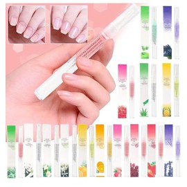 Cuticle Revitalizer  pen, rose&lemon&peach for Nails Comfort Acrylic Nail Tips,Press-on nails, Ideal for DIY nails art,Nail Polish Pink Manicure Beauty Products - style: Oil-lemon