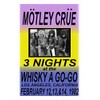 Generic Motley Crue Replica Whisky A Go Go 1982 Concert