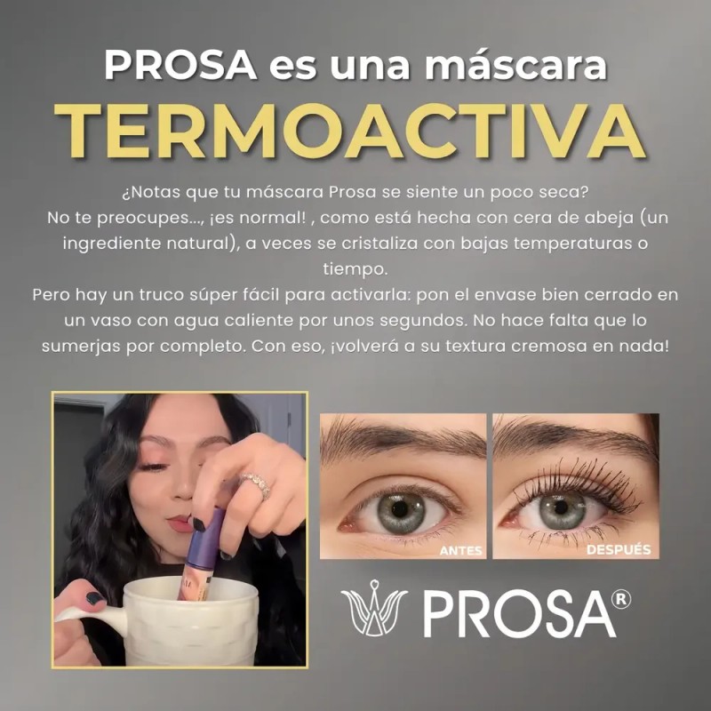 Rimel De Pestañas Prosa Clásica 14g Color Café