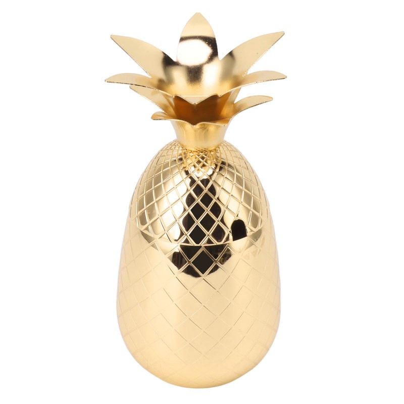 Cocktail Shaker Pineapple Shape Stainless Steel Polished Smooth Surface 500ml