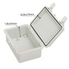 Zulkit IP65 Waterproof ABS Plastic Electrical Box - Hinged Shell,