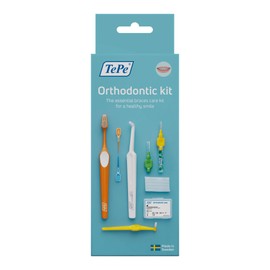 Kit De Ortodoncia TePe Profesional Cepillos Para Ortodoncia