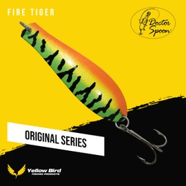 Doctor Spoons Orginal Fishing Lures Series - Made in USA - Saltwater & Freshwater - Eagle Claw Hook - Walleye, Bass, Northern, Pike, Salmon, Trout, Striper & More - Casting, Jigging, Trolling 3 Pack