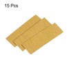 HARFINGTON 15pcs Micro Sander Paper 40 Grit 3.5x1.2 Inch Mini
