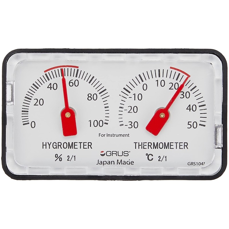 AAZV GRUS GRS104I Precision Temperature and Hygrometer for Tabletop Musical