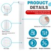 DoubleFill 2 Pack 8.5'' x 72'' Cordless Sidelight Blinds 2''