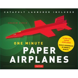 One Minute Paper Airplanes Kit: 12 Pop-Out Planes, Easily Assembled in Under a Minute: 12 Pop-Out Planes, Easily Assembled in Under a Minute: Paper ... Book with Paper, 12 Projects & Plane Launcher