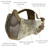 AOUTACC Airsoft Mask with Tactical Goggles,Airsoft Mask with Ear Protection,