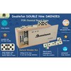 Domino Set for Adults, Double Nine Dominoes Set with Wooden